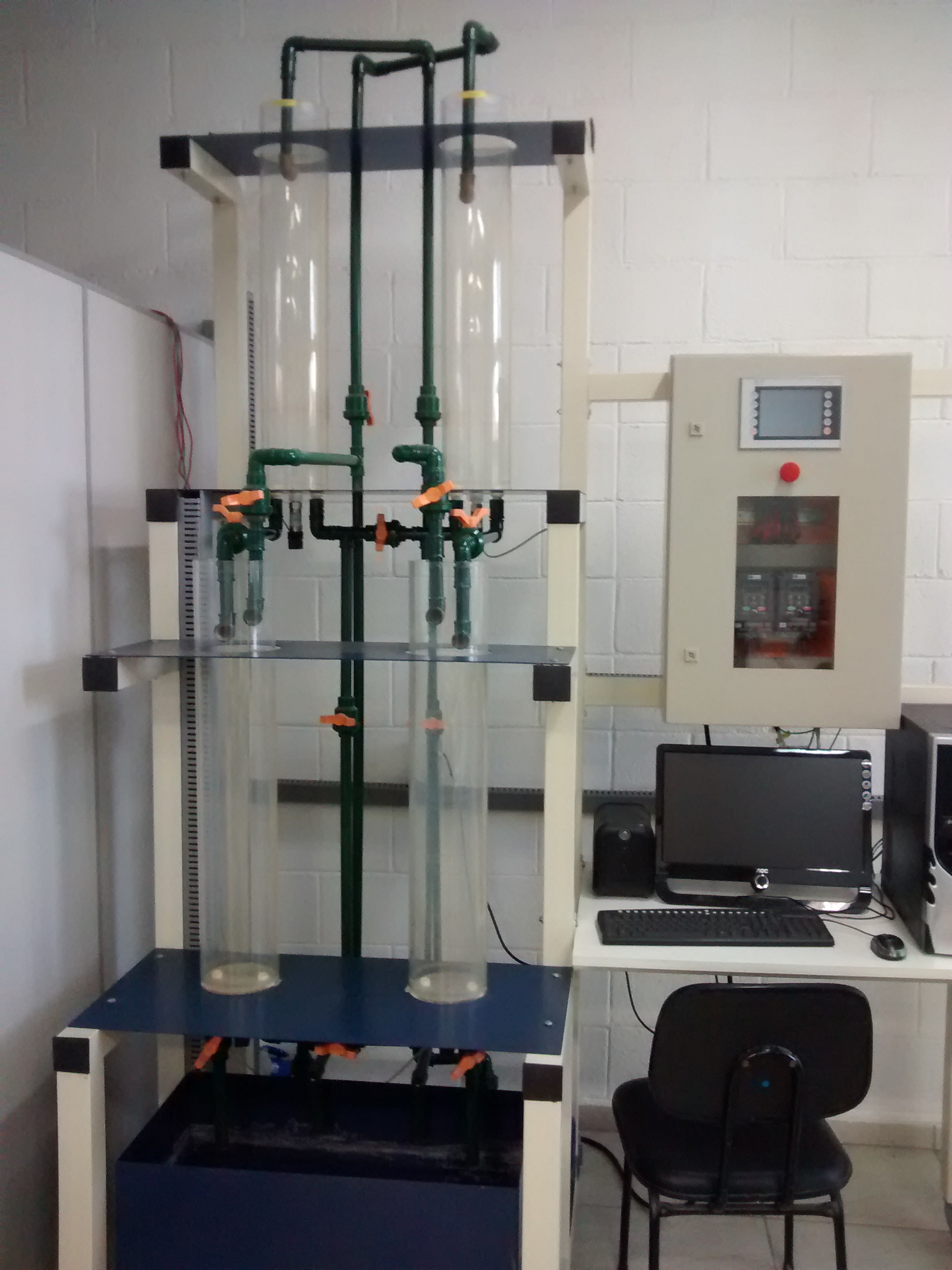 Planta piloto instalada na UnB